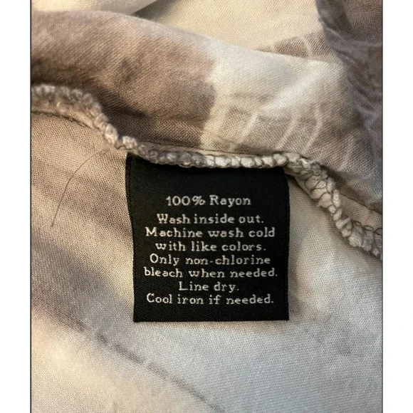 Rock & Republic Sleeveless Tie Dye Button Up/Down-Sz M - Picture 9 of 9